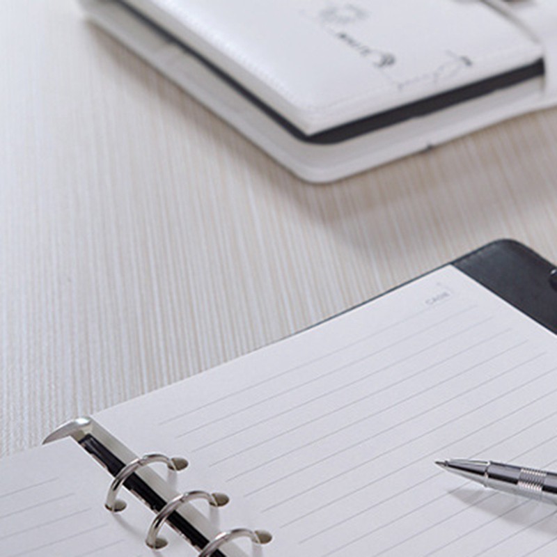 【FS】A5 Notepad Loose-Leaf Notebook Office Student Business Gifts White #7
