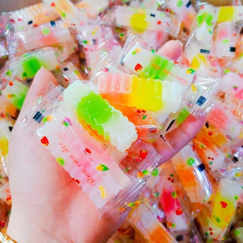 Mứt rau câu sữa giòn Kim Vân 1kg