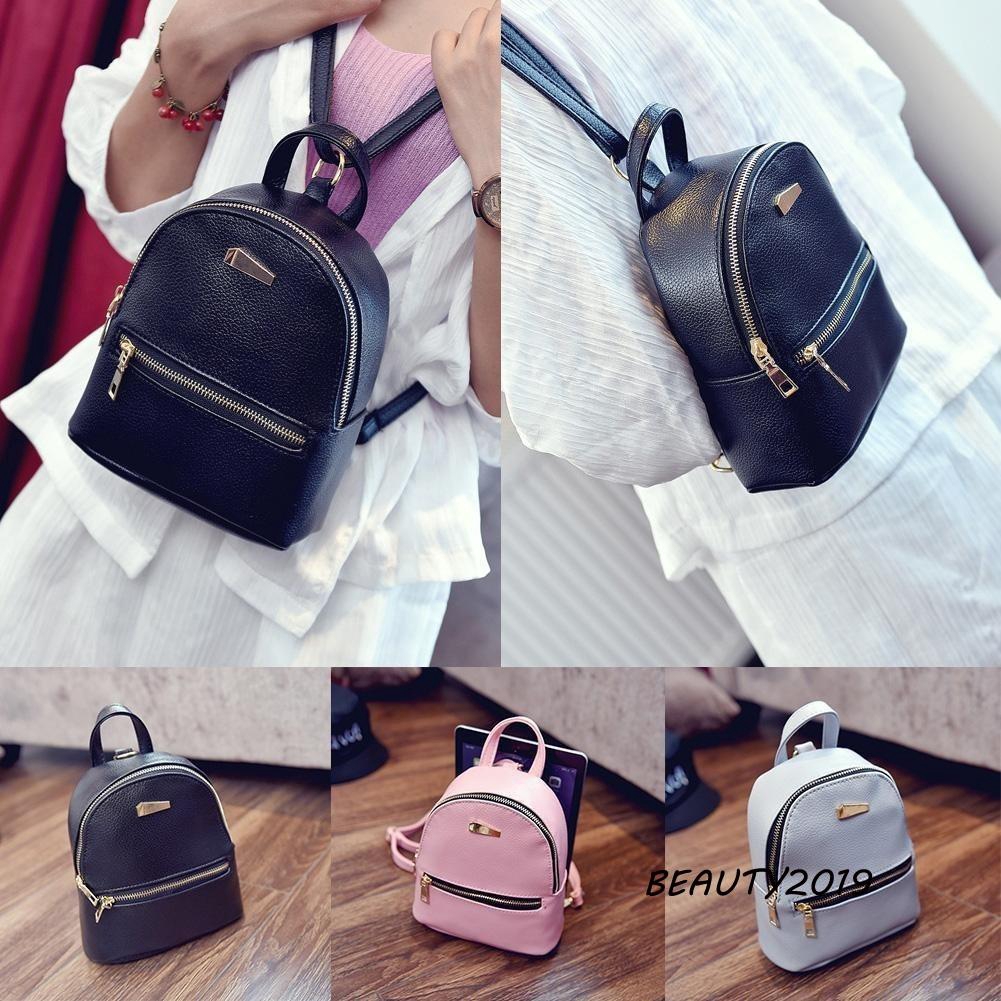Ba lô da mini thời trang cho nữ