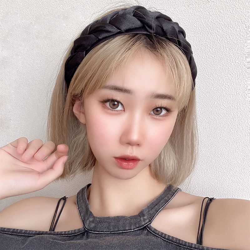 Bờm Tóc Tết Vải Lụa Satin Cao Cấp Cho Nữ - Loli.phukienthoitrang