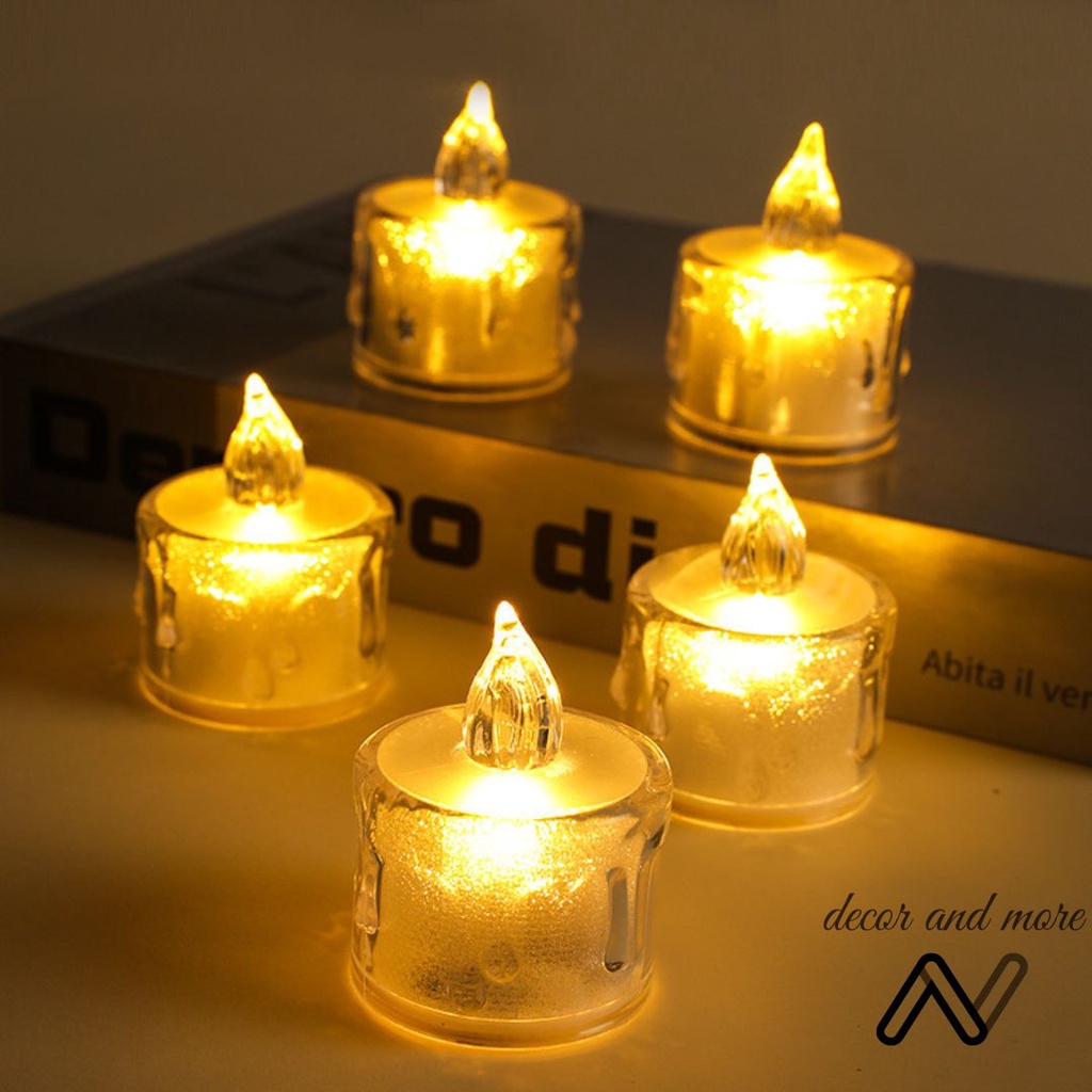 Đèn led trang trí, nến điện tử mini trang trí decor phông nền chụp ảnh ANDECOR