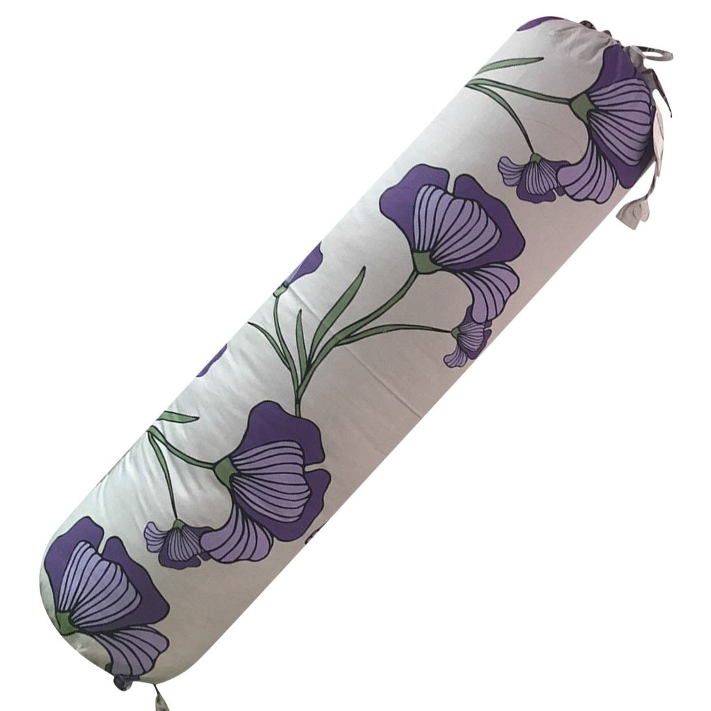 Vỏ gối ôm Sông Hồng chất cotton 38cm x 100cm