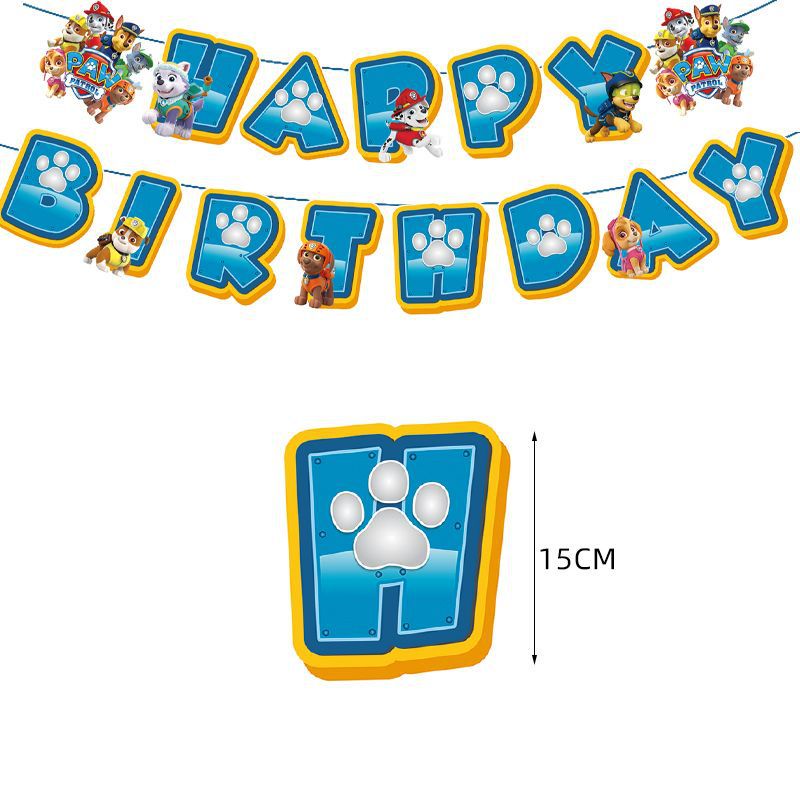 New Paw Patrol 2 Party Balloon Set Cartoon Chase Marshall Rubble Balloon Kids Baby Birthday Party Needs