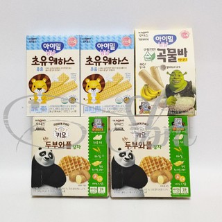 Bánh ăn dặm idong waffle Hàn quốc (từ 12m+) date 2021