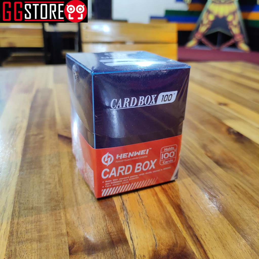 Hộp Đựng Bài Yugioh Deck Box  Henwei Cỡ Vừa, Chứa Được 100+ Lá Bài