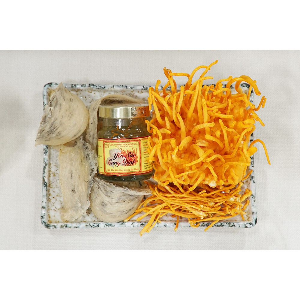 Nước yến Đông Trùng Hạ Thảo - 18% tổ yến - Yến Sào Cung Đình - nước yến sào, nước yến cho bé