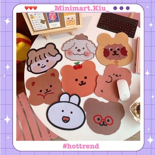 Miếng lót chuột máy tính, bàn di chuột dễ thương, pad chuột cute kích thước 17cm