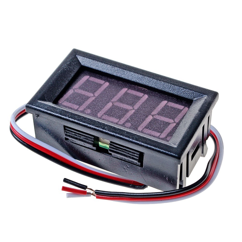 Đồng Hồ Led Báo vôn DC,Đồng Hồ Đo Điện Áp Một Chiều DC