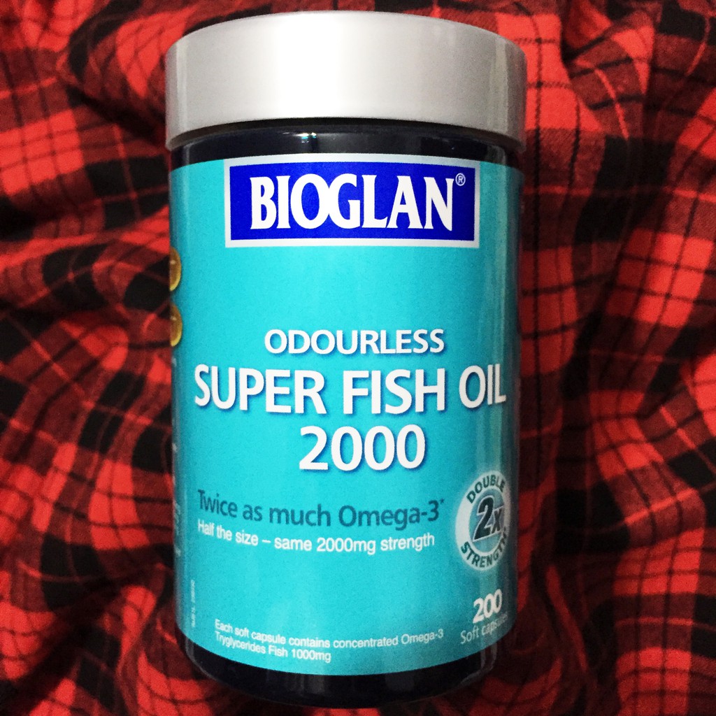 Dầu cá BIOGLAN ODOURLESS SUPER FISH OIL 2000