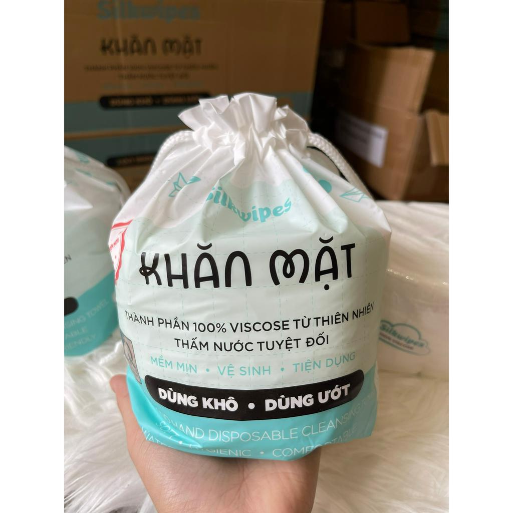 [Mã INBAU15 giảm 10% đơn 0đ] Khăn mặt khô Silkwipes dùng một lần sợi Vicose, dùng khô, dùng ướt | BigBuy360 - bigbuy360.vn