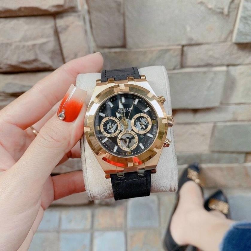 Đồng Hồ Nam Guess GW0262G2  3 Mặt Số Phụ  44mm