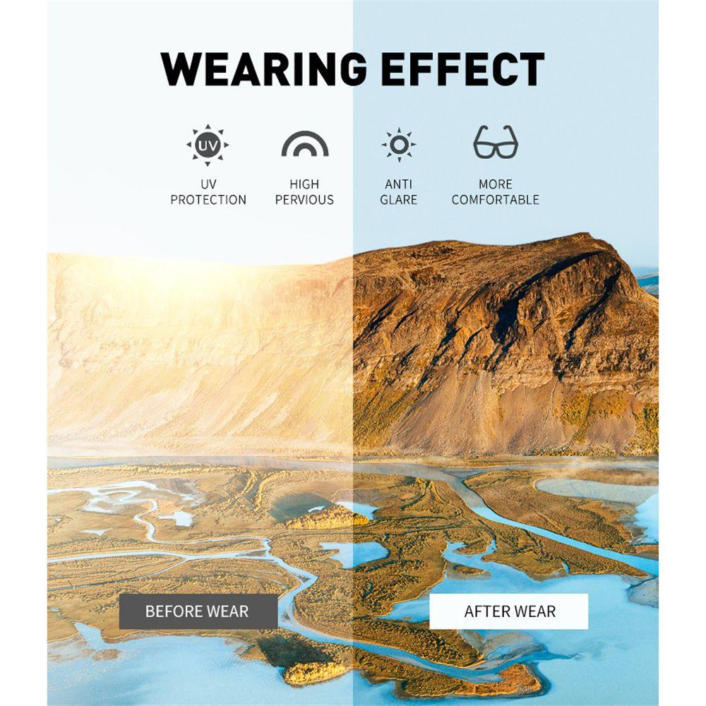 ESPO Kính Mát Vuông Oversized Chống Tia UV400 Sang Trọng