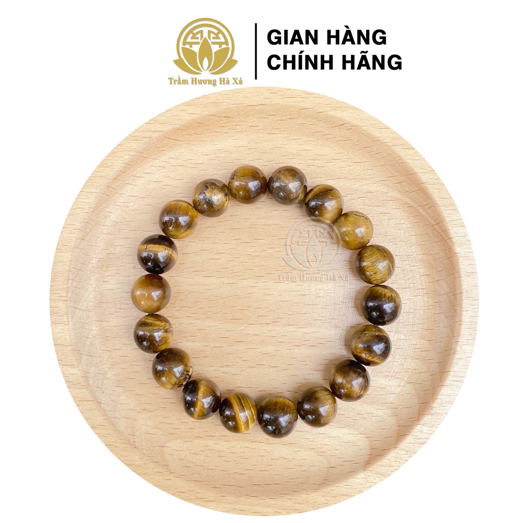Vòng tay đá mắt hổ phong thủy tự nhiên nam nữ HÀ XÁ may mắn tài lộc