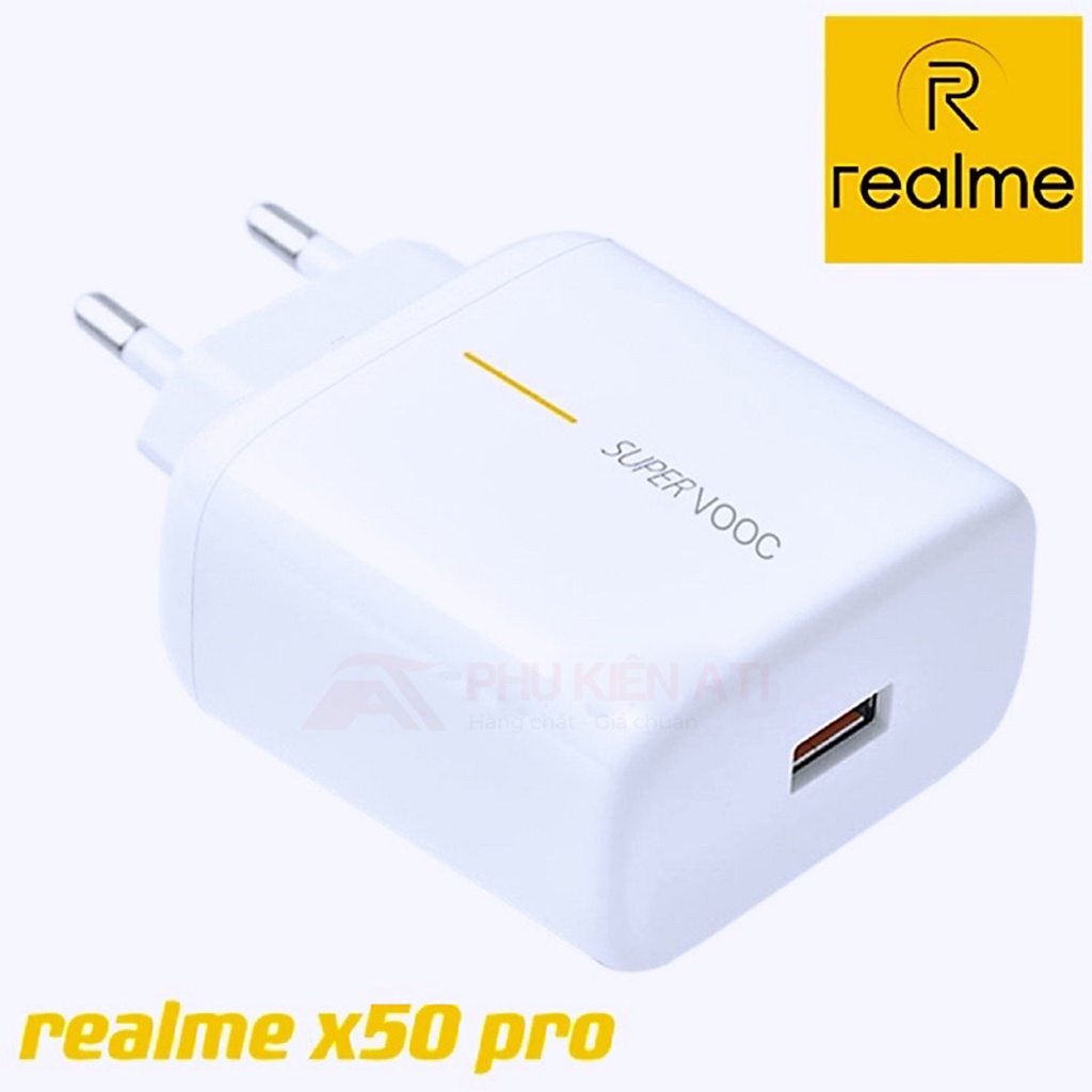 Bộ sạc Realme Oppo sạc siêu nhanh VOOC 65W - Dây sạc Realme Type C - Bảo hành Phụ kiện ATI