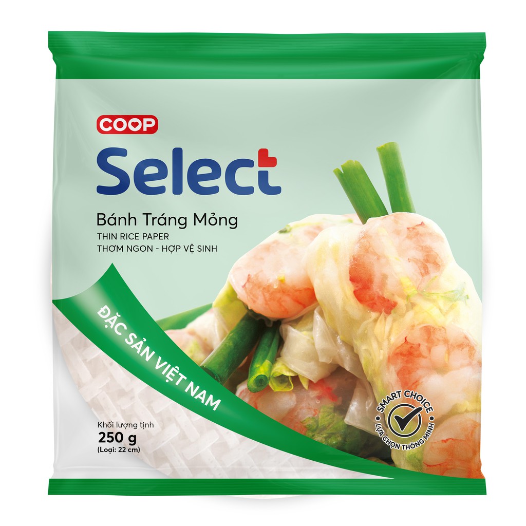 Bánh tráng Co.op Select 22 cm 250 g