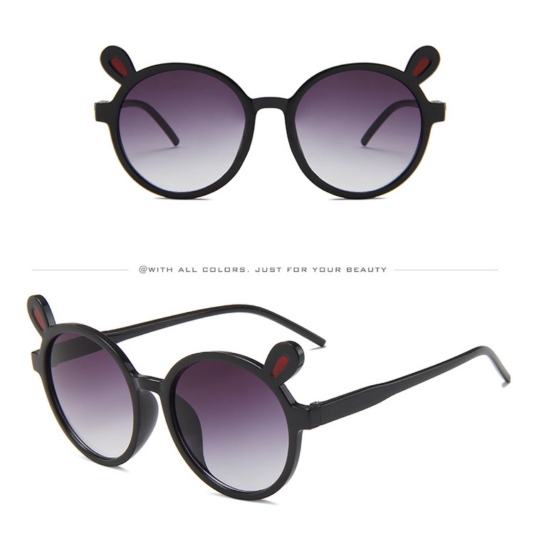 Kính râm trẻ em tinh nghịch và dễ thương kính râm bé trai và bé gái kính râm hình tai thỏ