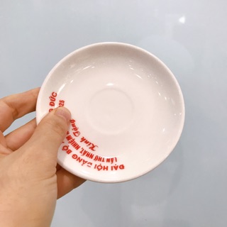 [Thanh lý] sét 10 đĩa muối men trắng Bát Tràng