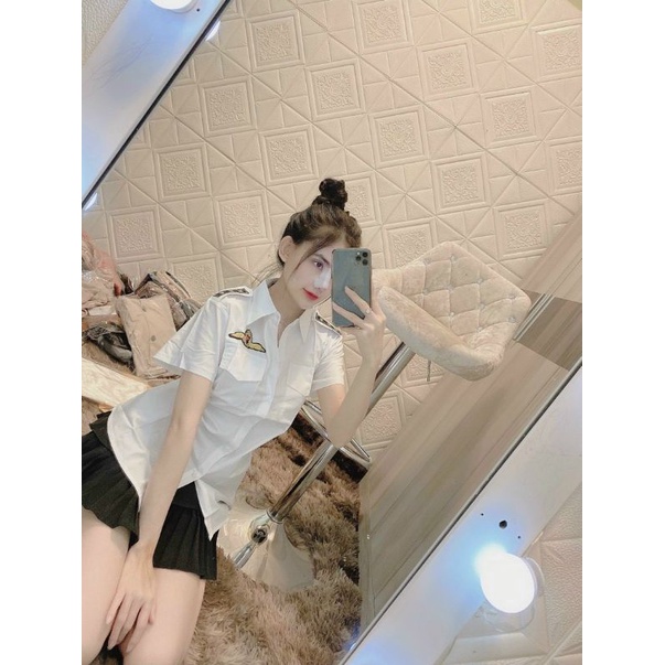 Sơ mi cơ trưởng siêu hot phối mọi trang phục