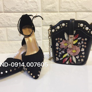 Túi thêu đính ngọc (T04)