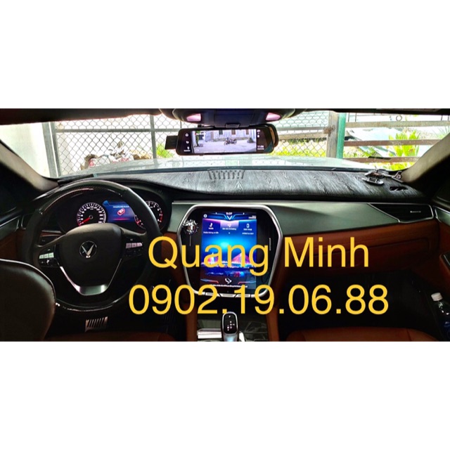 Thảm taplo vân gỗ cao cấp VINFAST LUX A