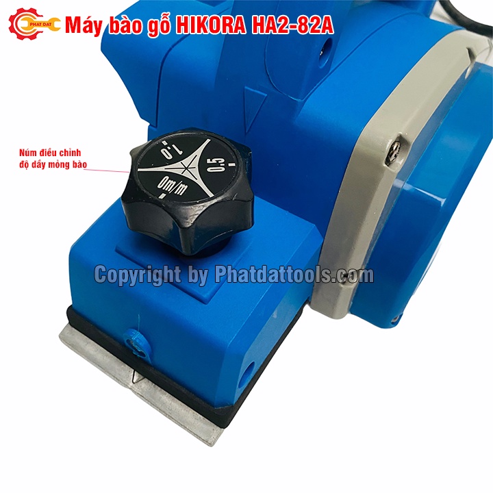 Máy bào gỗ HIKORA HA2-82A  - Tặng kèm 01 bộ lưỡi bào - Bảo hành Toàn Quốc 6 tháng