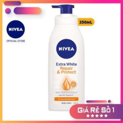 Sữa dưỡng thể dưỡng trắng NIVEA ban ngày giúp phục hồi & chống nắng SPF30 (350ml)