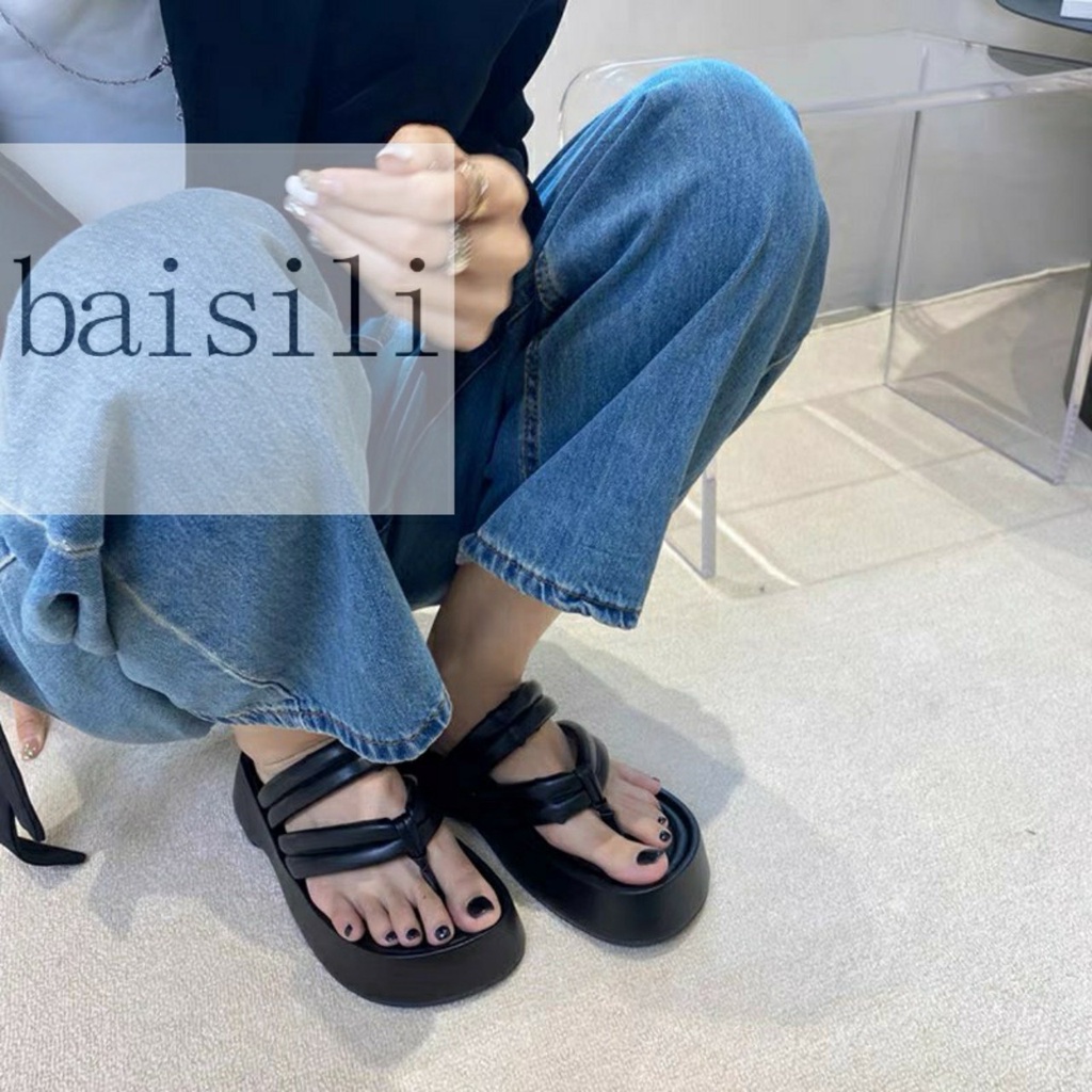 DÉP XUỒNG BAISILI - DÉP THỜI TRANG NỮ PHONG CÁCH HIỆN ĐẠI QUAI NGANG KẸP ĐẾ BẰNG BD220869