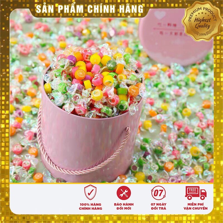 Kẹo điều ước vị trái cây đủ màu sắc 200g