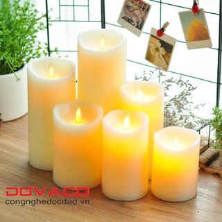 Nến điện tử sinh động cao cấp vỏ sáp thật