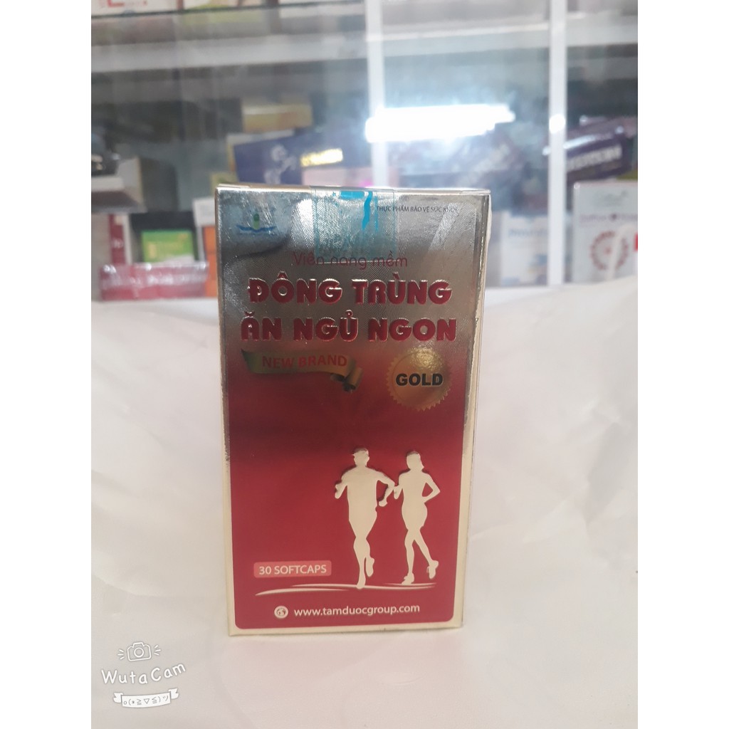 (CHÍNH HÃNG) Viên uống ĐÔNG TRÙNG ĂN NGỦ NGON, bồi bổ cơ thể, giảm mệt mỏi, căng thẳng, chán ăn, giúp ngủ ngon,