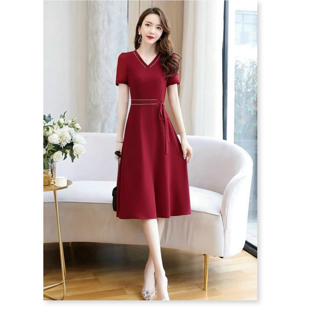 ĐẦM XÒE VINTAGE NỮ GIÁNG XINH THỜI TRANG HÀN SIÊU SANG CHẢNH QUÝ PHÁI