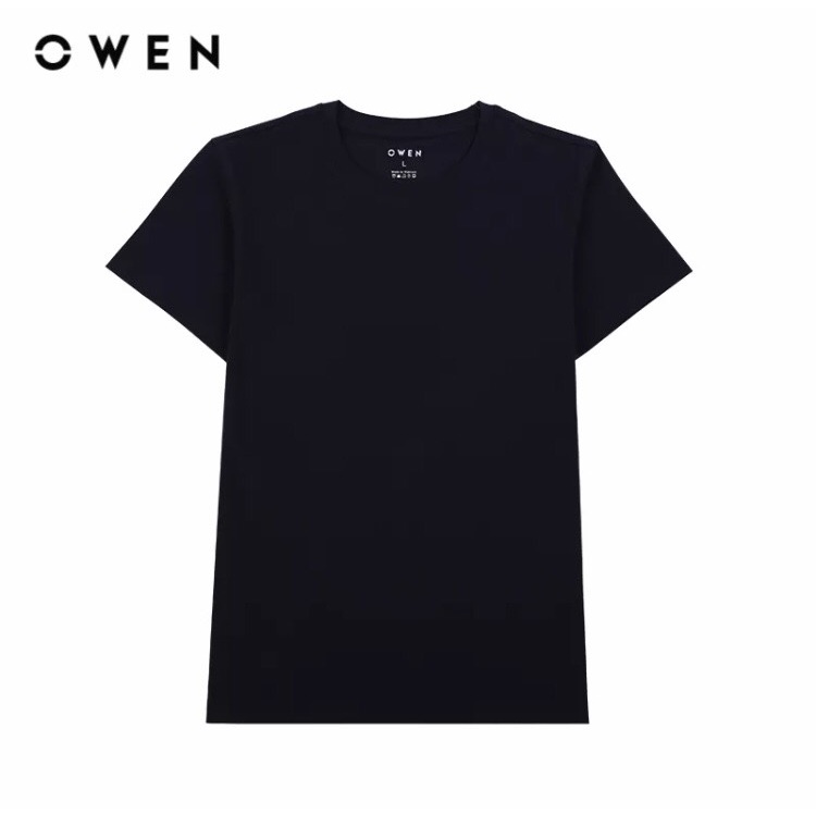 Áo T-shirt ngắn tay Nam Owen Modal Slim Fit Navy - TSN23653