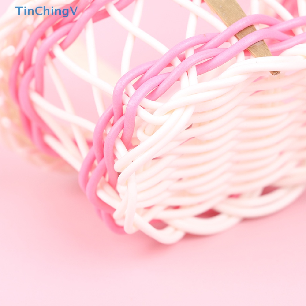 1 Giỏ Đan Mini 1: 12 Dùng Trang Trí Nhà Búp Bê DIY