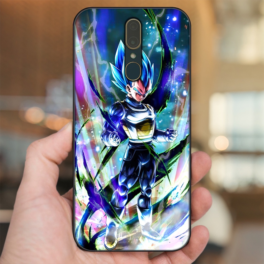 Ốp lưng Oppo F11 viền đen in hình Vegeta Dragon Ball