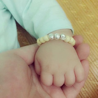 Vòng dâu 3 bi bạc