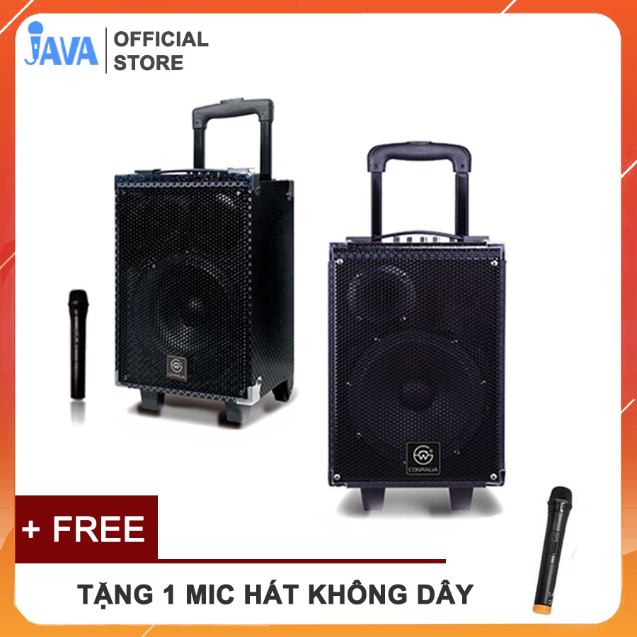 [ Bảng mạch xịn 5 núm nhiều chế độ] Loa Karaoke Thùng Bluetooth Kẹo Kéo- Công Suất Lớn-Chất Liệu Gỗ-Kết Nối Được Guitar