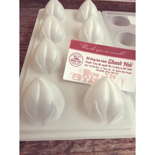 Khuôn Nhựa Trái Đào ( Set 2 Vỉ).