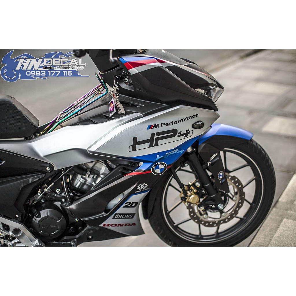 Tem Trùm Winner X Đen Xanh Bạc Đỏ HP4
