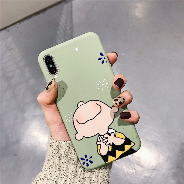 [ OPPO ] Ốp Lưng Silicon Cậu Bé Brown - B074 | BigBuy360 - bigbuy360.vn