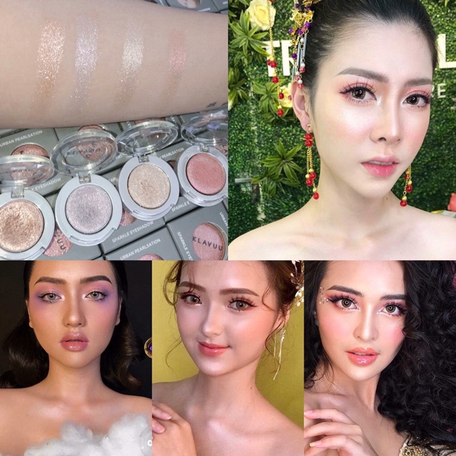 Nhũ Mắt KLAVUU URBAN PEALSATION Sparkle Eyeshadow Lấp Lánh Siêu Lì Không Trôi Nhũ
