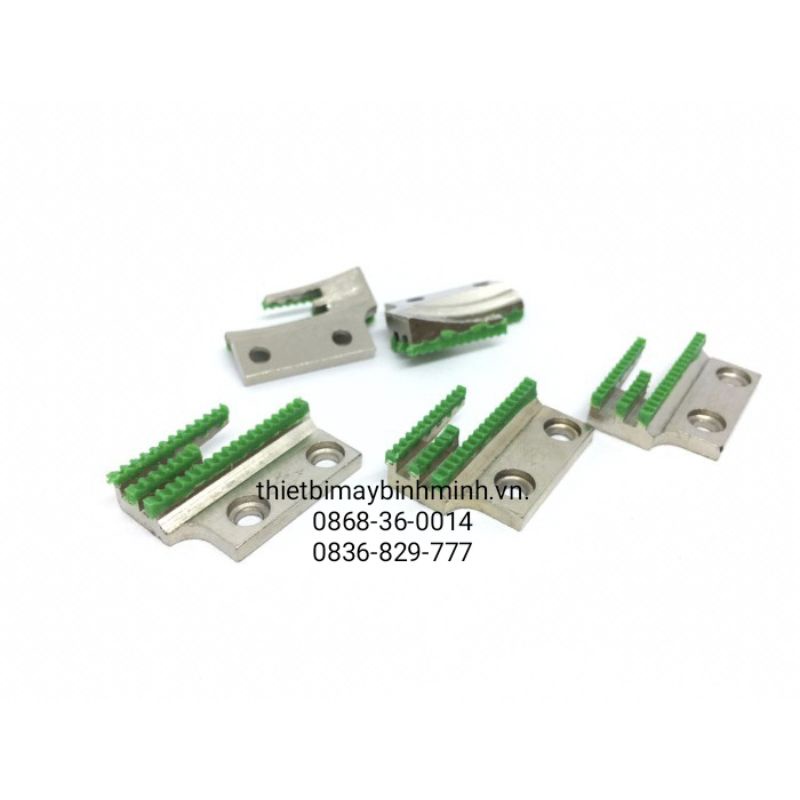 Răng cưa 3 cầu nhựa xanh máy may 1 kim công nghiệp