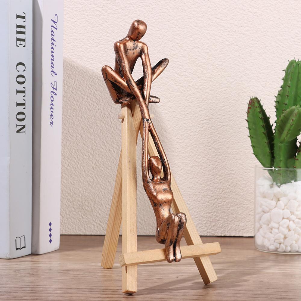 KUNHEV Mô Hình Cặp Đôi Bằng Nhựa Resin Sáng Tạo Để Bàn Trang Trí