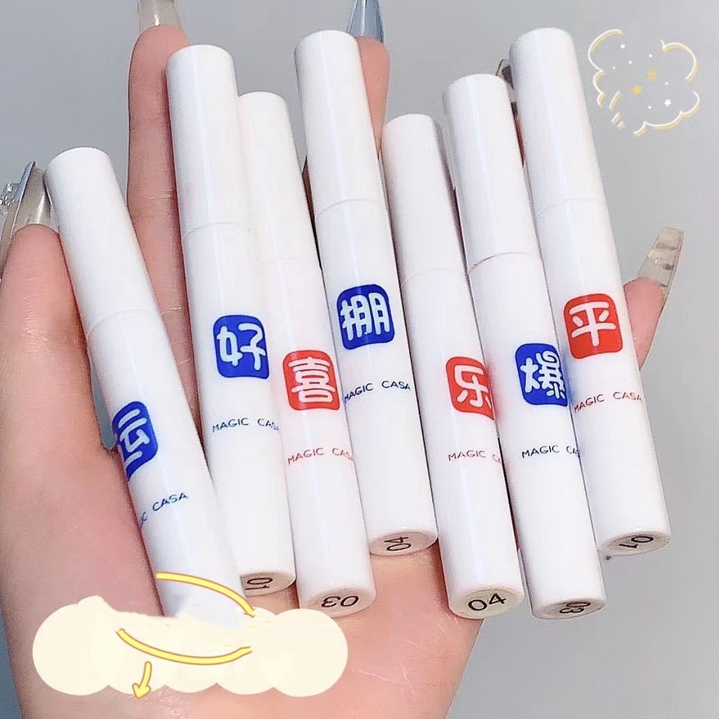 Set 2 Son Kem Lì Lâu Trôi 8 Màu Sắc Lựa Chọn