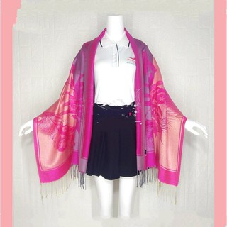 Khăn choàng cổ pashmina hoa dừa 04