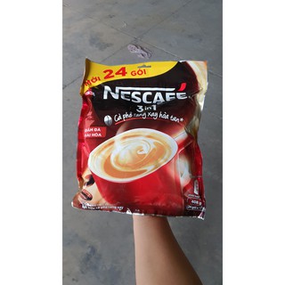 [TIẾT KIỆM] Cafe gói Nescafe đậm đà hài hòa bịch - 24 gói *17g
