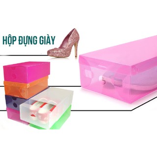 Sỉ 30 hộp đựng giày trong suốt (nhiều màu)