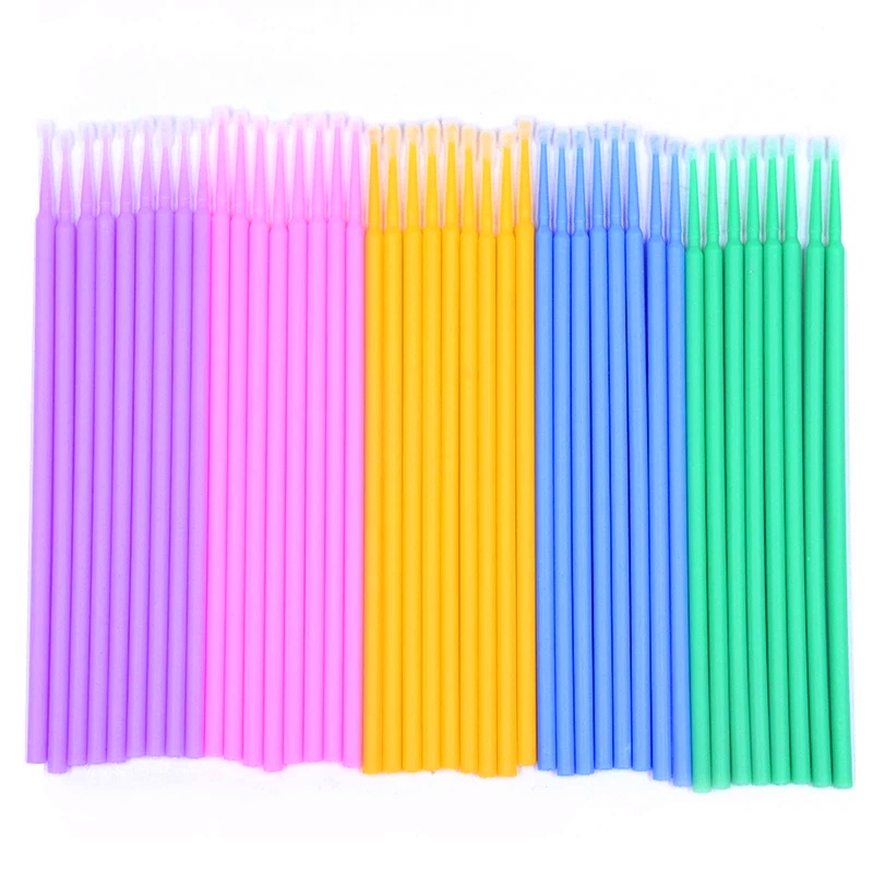 Bộ 100 Cây Tăm Bông Dùng Một Lần Chuyên Dụng Cho Nối Mi