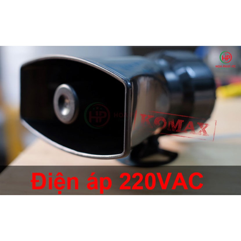 Còi hú báo động 220v 60w Komax KM-60WCS âm lượng 200dB