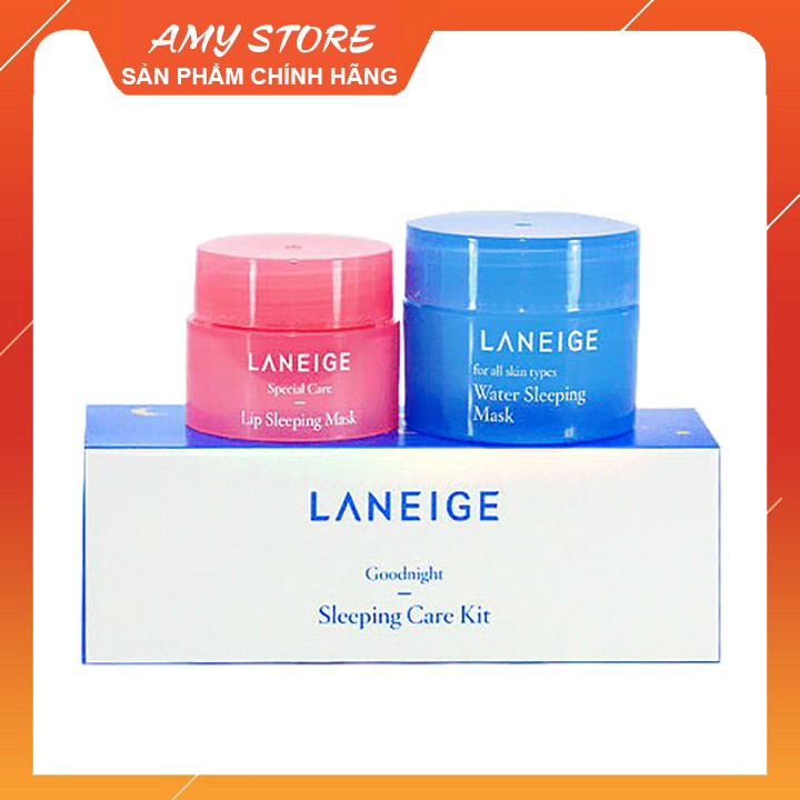 Bộ mặt nạ ngủ Laneige Goodnight Sleeping Care Kit 2 lọ kem