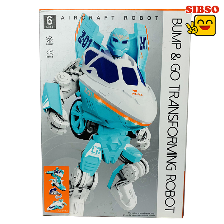 MÁY BAY BIẾN HÌNH ROBOT BUMP AND TRANSFORMING ROBOT A0855- SIBSO